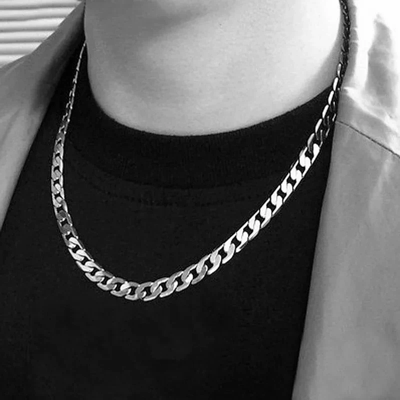 Cuban Link Chain 12Mm - Kalung Perak 925 Sterling Untuk Pria