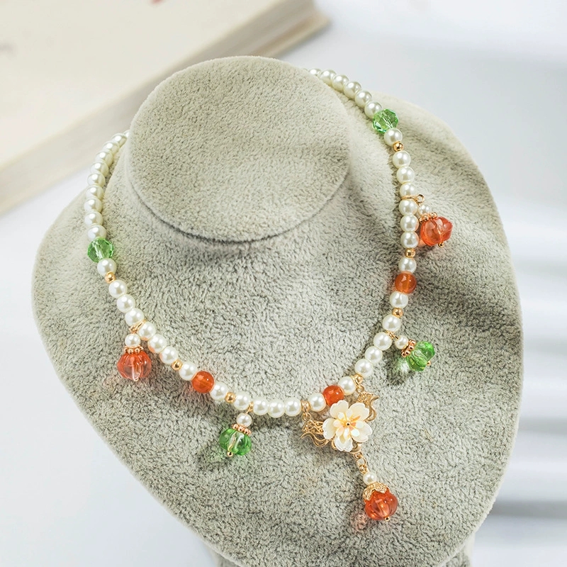 Kalung Mutiara Antik dengan Li - Pearl Choker Necklace Vintage ulasan dan harga