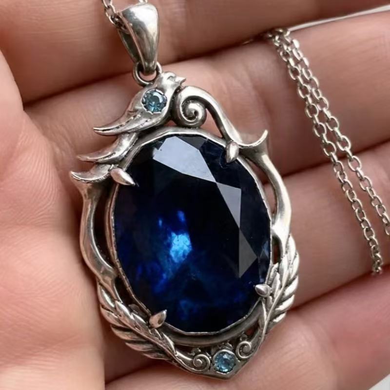 Kalung Safir Terkutuk Identity - Anime Pendant Necklace ulasan dan harga