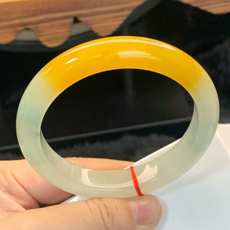 Gelang batu giok kuning, alami - Bracelets ulasan dan harga