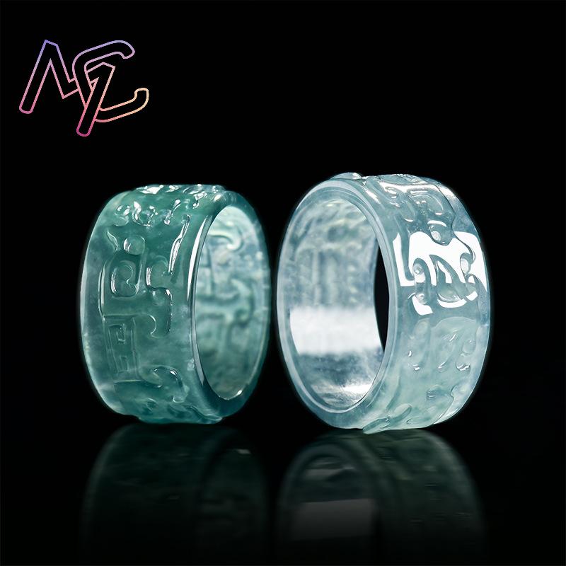 Cincin Taotie Giok Myanmar Aks - Rings ulasan dan harga