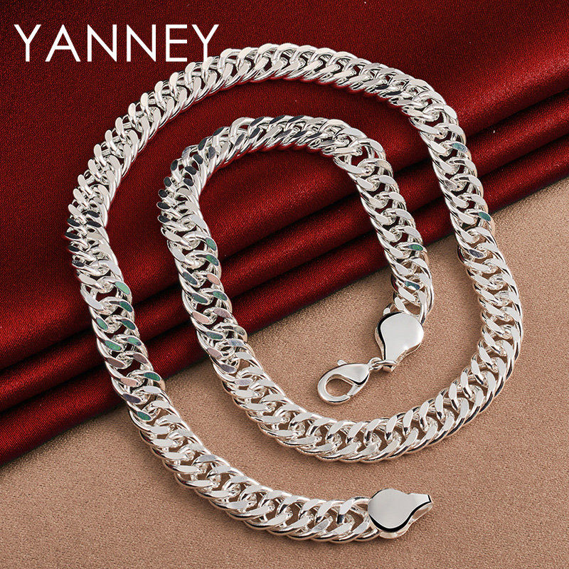 Kalung rantai ular 925 inci pe - Cuban Link Chain 12Mm ulasan dan harga