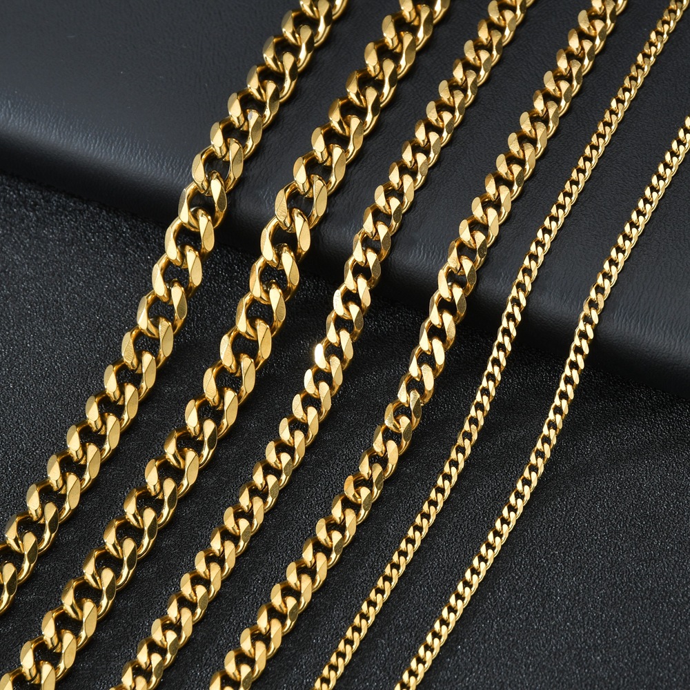 1 buah ukuran 3.6mm/5mm/7mm pr - Cuban Link Chain 12Mm ulasan dan harga