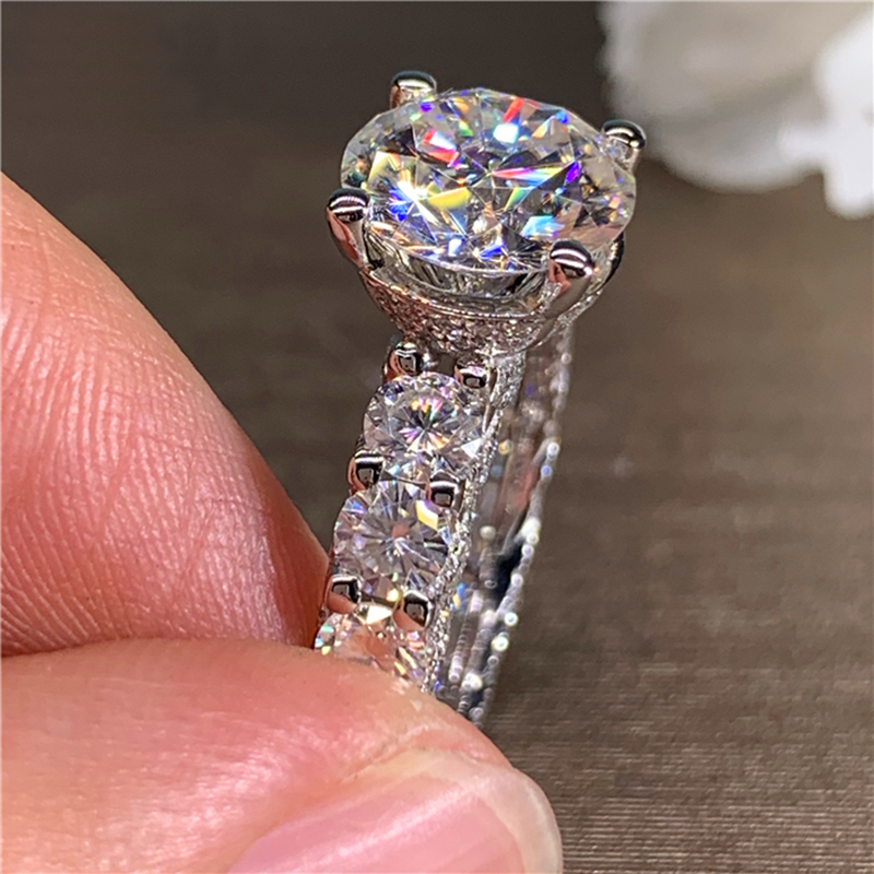 Cincin Pertunangan Pesta Perni - Moissanite Engagement Ring 1 Carat ulasan dan harga