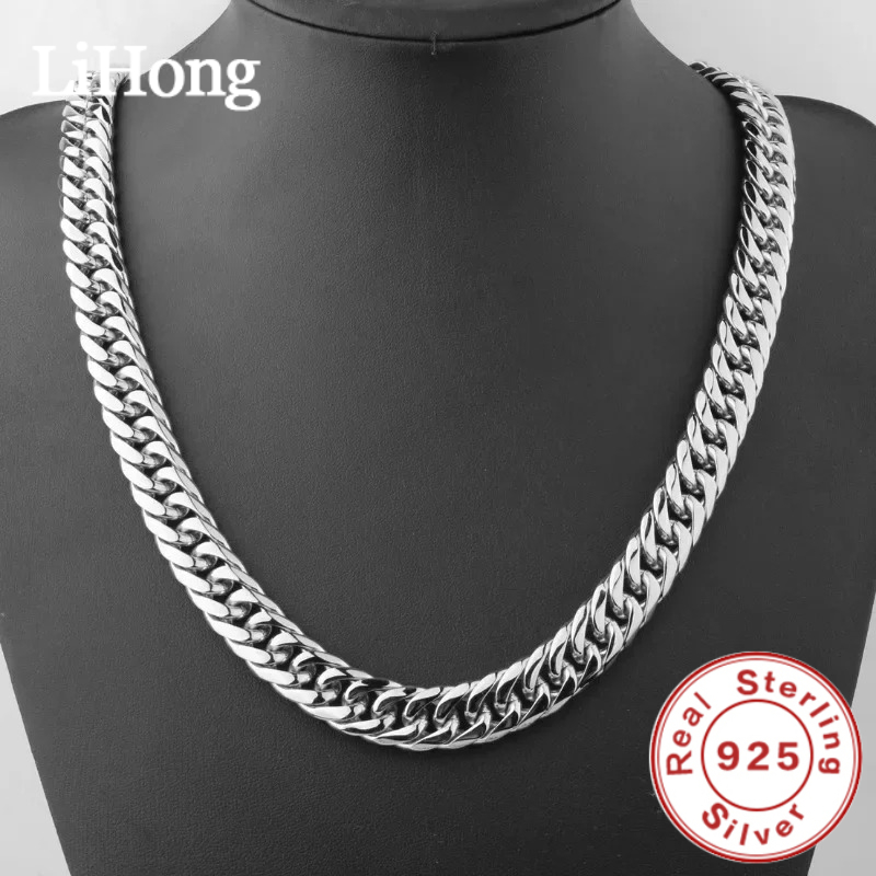 Kalung Rantai Kuba Perak Sterl - Cuban Link Chain 12Mm ulasan dan harga
