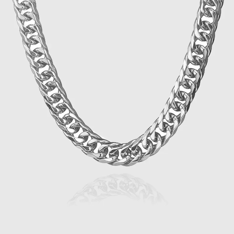 Kalung Rantai Kuba Perak Sterl - Cuban Link Chain 12Mm ulasan dan harga